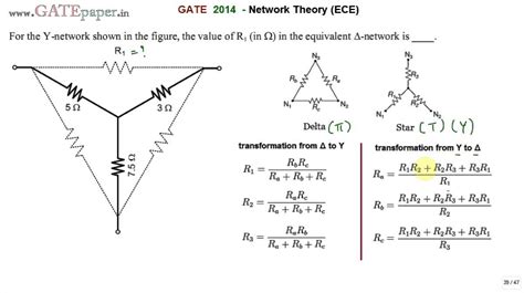 wye network resistance